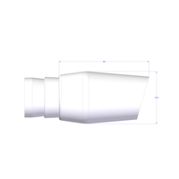 3d rendered design drawing of Strobe Blinky game lure