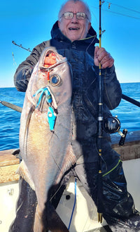 Deep Drop Lure Glowbite Crazy Eyes - Blue