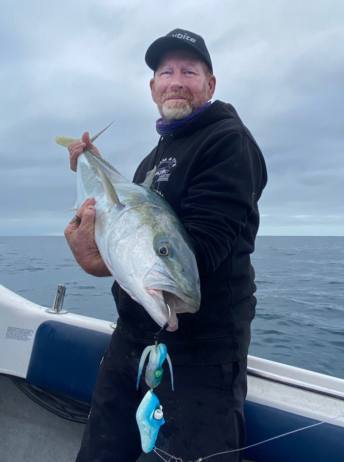 Deep Drop Lure Glowbite Crazy Eyes - Blue