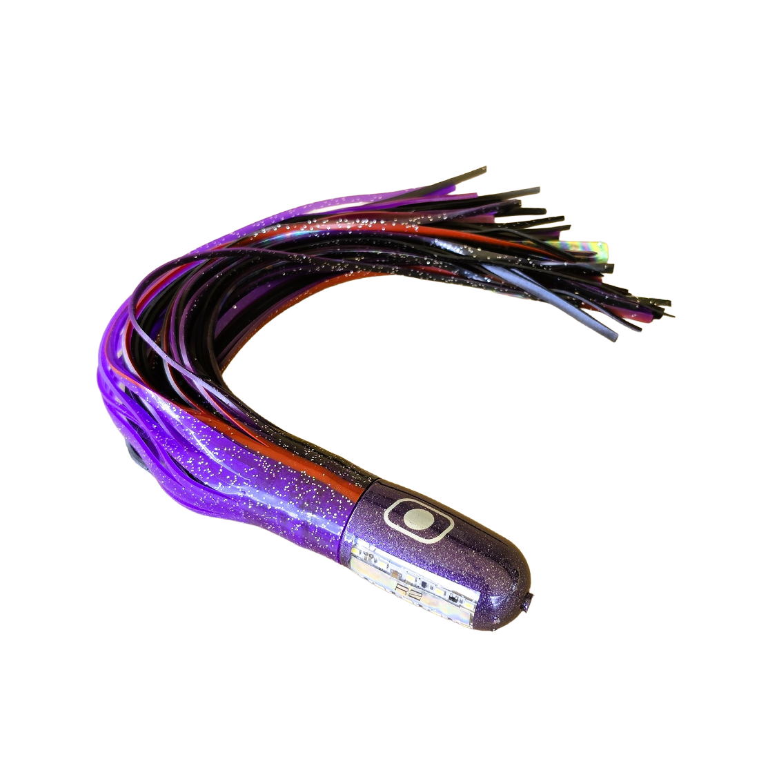 Glowbite Strobe flashing game lure in Deep Purple