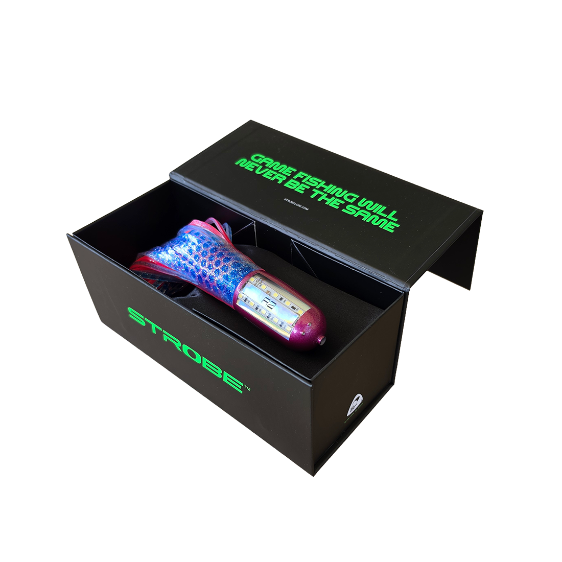 Glowbite Strobe flashing game lure in box