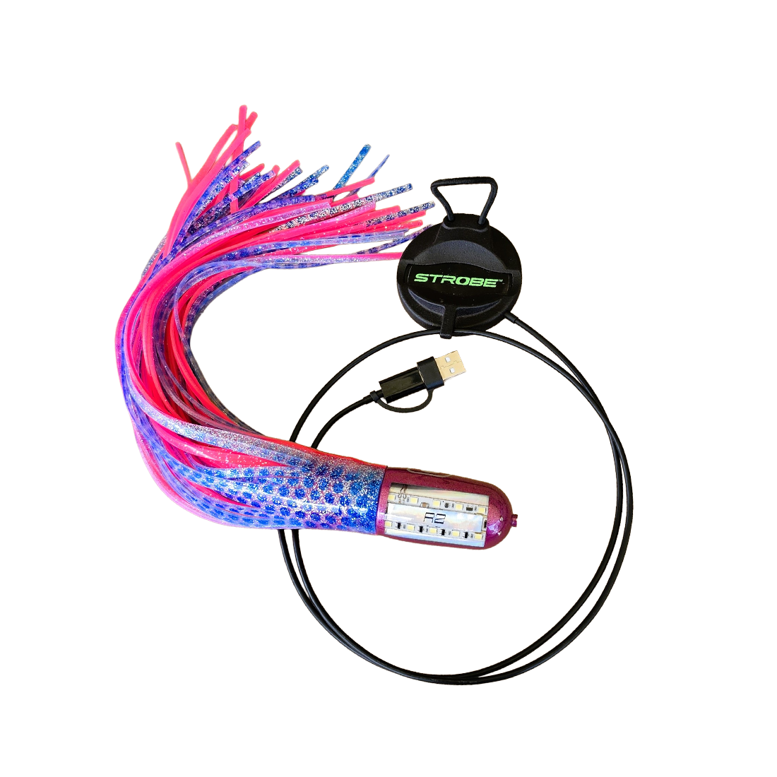 Glowbite Strobe flashing game lure with charger