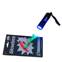 Ultravoilet torch charging fishing lure